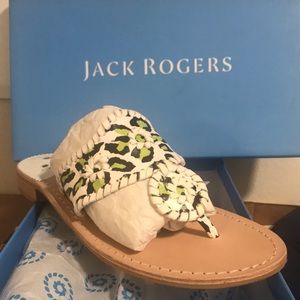 Cheetah Jack Rogers Sandals Brand New Women’s 9